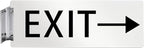 SINKAA Aluminum Corridor Sign Holder, 10 Pack Direct Sign Mount Bracket, Design for Restroom, Conference Room Classic Silver Signs - 2" Length, 1/8" Substrate - Easy to Install