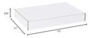 BOX USA Moving Boxes Large 17"L x 11"W x 2.5"H 25-Pack, Cardboard Box for Shipping, Moving, Mailing, Packing, Packaging and Storage