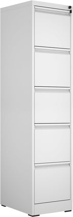 OPTYMIRA Metal File Cabinet with Drawer Heavy Duty Locking File Cabinets Home Office Steel Filing Cabinet Vertical File Cabinets for Legal/Letter Size File,Assembly Required
