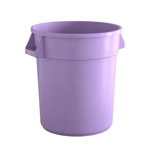 20 Gallon Purple Round Commercial Trash Can