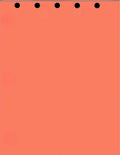 Limited Papers(TM) Writing and Copy Paper, Variation of Colors 8.5" x 11", 5 Hole Top-Punched, 20 Pound Text, 500 Sheets Per Ream. (2500, Salmon)