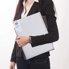 Phyxin 80-Pocket Portfolio Binder Organizer, Binder Sheet Protectors 8.5" x 11", Displaying 160 Page Plastic Folders for Documents, Document Organizer for Concert, Artwork, School & Office Use, White