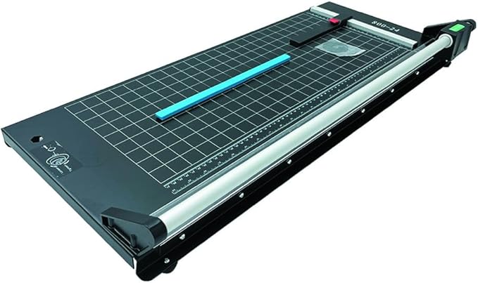 INTBUYING 24 Inch Commercial Manual Precision Rotary Paper Trimmer Smart Rotary Paper Cutter for Cutting Various Types of Photo Paper, Film, hot and Cold Laminating Paper, Office Paper, etc