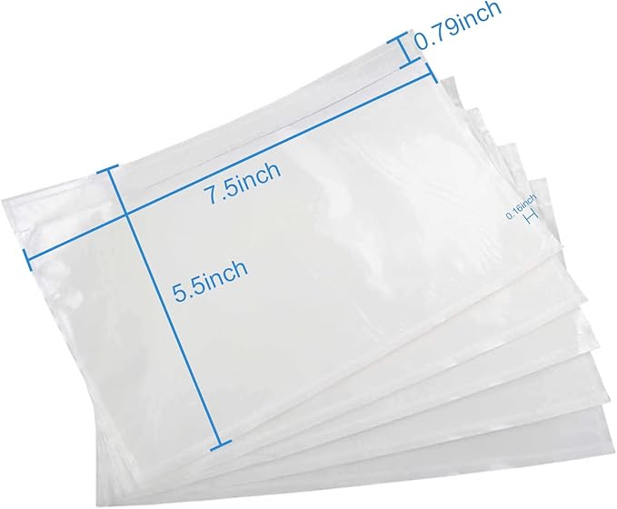 Coopaty Packing List Envelopes 7.5"x5.5" Pouches Invoice Enclosed Adhesive Bags (500 Pack)