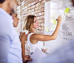60 x 48 Inch Magnetic Whiteboard (5 x 4 Ft) - Modern Aesthetic Dry Erase Board for Home Office Decor, Creative Studio & Video Background - Anti-Ghosting Surface with Pen Tray