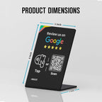 REVLIXI Google Review Stand -Boost Reviews w/Reusable Google Review Tap Card Stand & QR Code Stand- No App or Subscription - Android & iPhone Compatible-Boost Google Reviews for Online Growth
