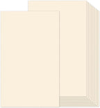 8.5x14 Cream Cardstock, 65lb Legal Size Card Stock 100 Sheets, Goefun Heavyweight Cardstock Printer Paper for Arts and Crafts, Posters, Brochures, Menus, Cards, Covers
