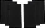 ATS Acoustics Home Office Residential Acoustic Treatment Room Kit Sound Absorbing Acoustic Panel 6 Pack for 50-100 Sq Ft (Pitch)