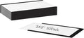 Realth C Channel Magnetic Label Holders 50 Pack 2'' x 5'' with Paper Inserts and Clear Plastic Protectors, Magnetic Data Card Holders File Cabinet Labels for Metal Racks and Shelves