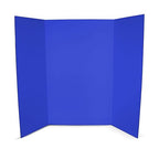 Flipside Products 36” x 48” Project Boards for Presentations, Science Fair, School Projects, Event Displays and Trifold Picture Board, Proudly Made in USA - Assorted Colors - 4 Pack