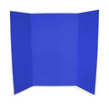 Flipside Products 36” x 48” Foam Project Boards for Presentations, Science Fair, School Projects, Event Displays and Trifold Picture Board - Blue - 10 Pack