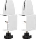 TEHAUX 2pcs Desk Partition Clip Hole Desktop Mount Clamp on Desk Accessories for Office Screen Partition Clip Thickened Base