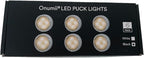 LED Puck Lights with Remote Battery Operated Under Cabinet Lighting Wireless Stick on Lights Color Changing Timer Tap Lights for Cabinets Shelves Closets Display Case - 6Pack Black