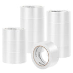 Amazon Basics Strong Plastic Adhesive Packaging Tape for Shipping, Moving and Storage, Clear, Low Odor, 1.88 in x 54.6 yds, 12-Pack
