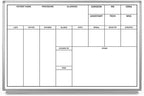 OP-Room Dry-Erase Hospital Whiteboard 60" x 40"