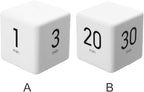 JOYIT Cube Timer - 1, 3, 5 & 10 Min Countdown, Kitchen & Outdoor Timer