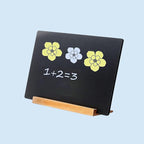 NEWNEWSHOW 8.7x12 Inch Tabletop Chalkboard with Wood Holder 1 Pack