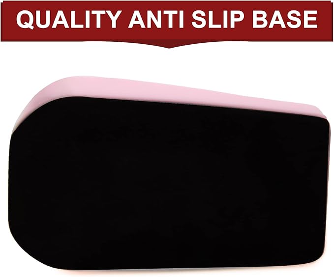 2Pcs Desktop Tape Dispenser Adhesive Roll Holder with Weighted Nonskid Base, Pink (Tape not Included)