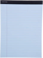 Mintra Office Legal Pads - ((BASIC PASTEL 6pk, 8.5in x 11in, WIDE RULED))