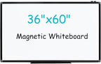 XIWODE Large 36x60 Inch Magnetic Dry Erase Whiteboard，Black Aluminum Frame Wall-Mounted for Home School Office Conference Room