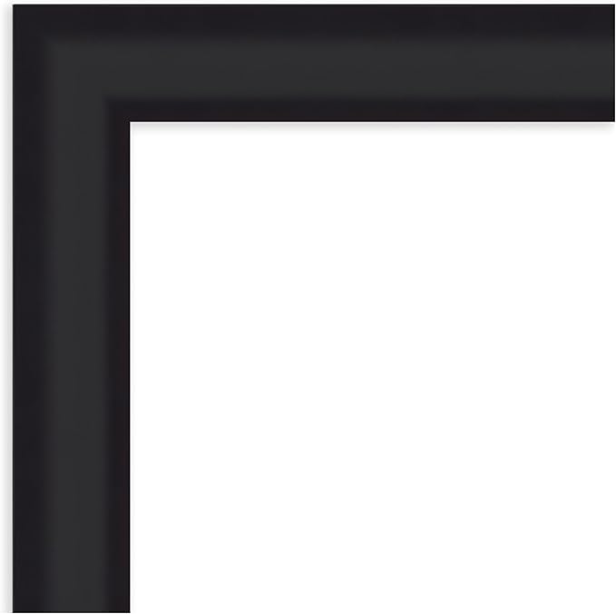 Amanti Art Black Framed Magnetic Board 25x33 Medium Vision Board for use with Magnets, 100% Metal Sheet to Display Items as Office Decor or for Home Organization in mudroom, Kitchen or Kids Room