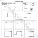XIWODE 24x36 Inch Magnetic Dry Erase Whiteboard，Silver Aluminum Frame Wall-Mounted for Home School Office Conference Room