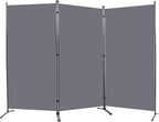 Room Divider 6FT Folding Privacy Screens, 3 Panel Partition Room Dividers w/Freestanding Design, Portable Wall Divider for Room Separtation, Fabric Screen Panel for Home Office Bedroom Dorm