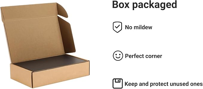 25 Pcs Book Board, Binder Board, Cover Board, Heavy Duty Chipboard for Book Binding, DIY Cardboard (Black, A5 80PT)