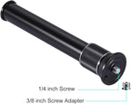 PULUZ Metal Handheld Adjustable 3/8" Size Tripod Mount Monopod Extension Rod for DSLR & SLR Cameras
