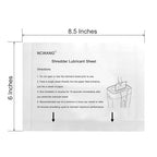 24PACK Paper Shredder Lubricant Sheets Shredder Oil Sheet for Shredder Blades