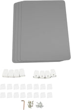 4PCS Desk Dividers Office Partitions, Privacy Desk Panel Protective, Acrylic Plexiglass Shield with Clamps for Offices Schools Call Centers - 23.6”L X15.8”W