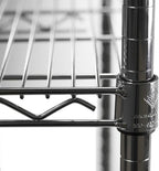 Shelving Inc. 8" d x 24" w Chrome Wire Shelving with 3 Tier Shelves, Weight Capacity 800lbs Per Shelf