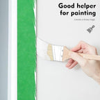 KIWIHUB Green Painters Tape,1 inch x 60 Yards x 10 Rolls (600 Yards Total) - Medium Adhesive Masking Tape for Painting,Labeling,DIY Crafting,Decoration and School Projects