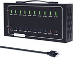 690W USB Charging Station, 20 Port Fast Charging Station for Multiple Devices, PD 100W USB C Charger Block, Smart Power Delivery & Multi Protection for Laptop MacBook iPhone, iPad, Tablet, and More