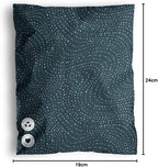 Poly Mailers 19 x 24 Inch- 100 pack Biodegradable Shipping Bags for Clothes and Large Items - Impack Self-Seal Waterproof Thick Mailing Envelope for Bulky Items - Wavy Dots