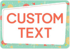 Custom Sign, Custom Street Sign, 11 Font Colors, 13 Font Styles, 4 Hole Options, 22 Sizes, 7x10 Inches, Rust Free DiBound, Fade Resistant, Made in USA by My Sign Center (Mid-Century Modern 2)