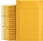 Bubble Mailers, 5 x 7 Inch 60 Pack Self Seal Padded Envelopes for Packaging, Strong Adhesion Yellow Envelope with Peel-N-Seal, Bubble Mailers Bulk for Jewelry Makeup Supplies