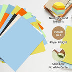 30 Sheets Orange Cardstock 8.5'' x 11'', 250gsm/90lb Heavyweight Cover Cardstock Paper, Thick and Smooth A4 Card Stock Perfect for Invitations, Menus, DIY Cards, Arts and Crafts