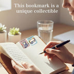 Magnetic Bookmark Clip Personalized for Readers, Custom Name Magnetic Page Marker for Books,Gifts for Book Lover, Animal Lover Teachers, Student, Women and Firends
