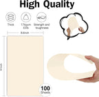 8.5x14 Cream Cardstock, 65lb Legal Size Card Stock 100 Sheets, Goefun Heavyweight Cardstock Printer Paper for Arts and Crafts, Posters, Brochures, Menus, Cards, Covers