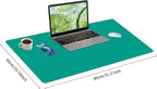 Bloss Green Desk Mat, Leather Desk Pad, Desk Matt for Desktop, Waterproof Desk Pad Mat, Computer Mat for Office Work/Home/Decor/Desk Protector/Cover(31.5 x 15.7 Inches)