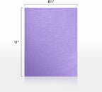 LUXPaper 8.5" x 11" Cardstock | Letter Size | Amethyst Metallic | 105lb. Cover (192lb. Text) | 50 Qty