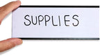 SmartSign Magnetic 'C' Channel Label Holders | 2.5" x 6" Pack of 10