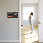 Wellness Room Sign, Do Not Disturb Office Door Signs, Available In Use Sign, Privacy Slide Door Signs Tell Whether Wellness Room Vacant or Occupied