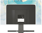 Baocicco Blue Green Marble TV Display Screen Cover 32 Inch Creative Anti-Static Dustproof Monitor Accessories Laptop LCD Cover Modern Screen Television Decoration for LED LCD OLED TVs