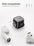 9 Pack Magnetic Cable Clips [Cable Smooth Adjustable] Cord Holder, Under Desk Cable Management, JOYROOM Adhesive Wire Holder Keeper Organizer for Home Office Desk Phone Car Wall Desktop Nightstand