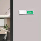 Vacant Occupied Door Sign Sliding Indicator, Privacy Sign for Office, Restroom, Conference Room, Home, Hotel, Hospital – Red Green Reversible Room Status Door Slider