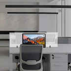 Desk Divider, Acrylic Desk Privacy Panels, Privacy Desk Screen, Frosted Acrylic Partitions with C-Type Clamps Acrylic Table Top Sneeze Guard for Offices Schools (60x18x2 in)