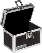 Vaultz VZ01169 Locking Index Card File with Flip Top Holds 350 3 x 5 Cards, Black
