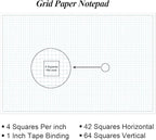 Yaridar (3-Pack) Engineering Graph Paper Pad - 17" x 11" Grid Paper for Engineering, Drafting, Blueprint Drawing, 75 Sheets/150 Pages 4x4 Blue Quad Rule by Better Office Products